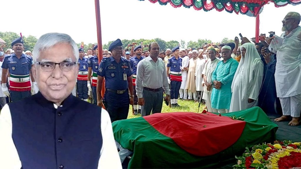 চুয়াডাঙ্গায় সাবেক এমপি ছেলুন জোয়ার্দ্দারের জানাজায় জনতার ঢল