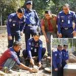 Rising Cumilla Foundation stone laid for temporary building of Comilla Kotwali Model Police Station