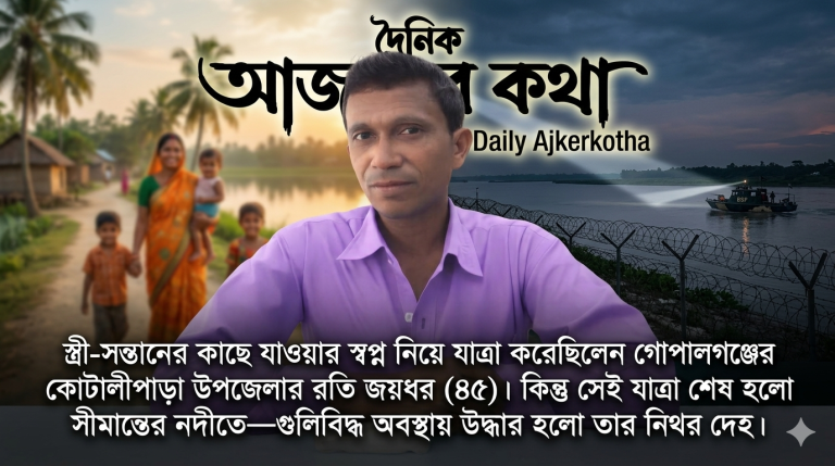 ভারতে যাওয়ার পথে সীমান্তে গুলিবিদ্ধ রতি জয়ধর, ইছামতি নদী থেকে মরদেহ উদ্ধার 1 1776427391417