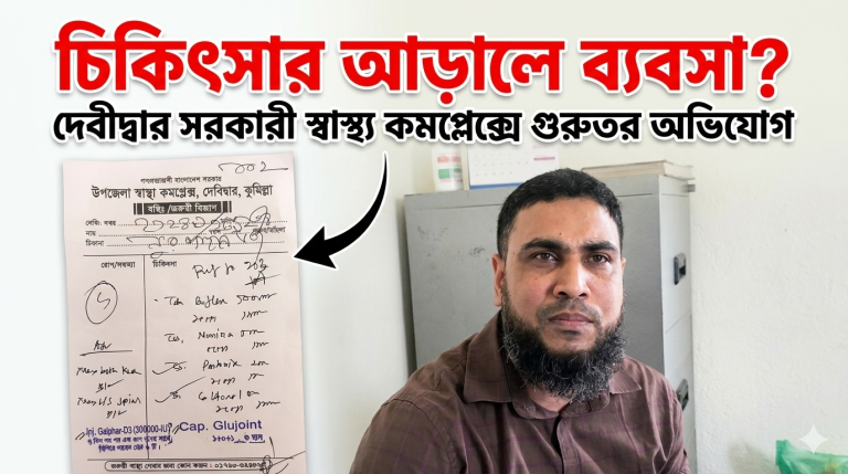 চিকিৎসার আড়ালে ব্যবসা? দেবীদ্বার সরকারী স্বাস্থ্য কমপ্লেক্সে গুরুতর অভিযোগ 1 1776947749937