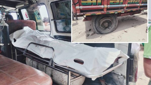 দেবীদ্বারে ট্রাক্টরের টায়ার বিস্ফোরণে চালকের মৃত্যু