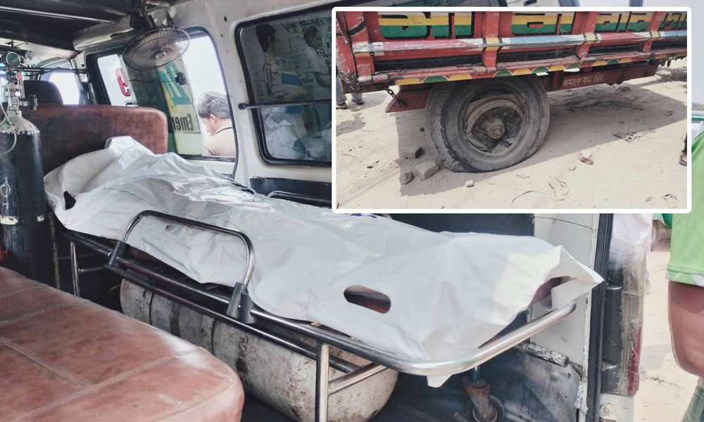 দেবীদ্বারে ট্রাক্টরের টায়ার বিস্ফোরণে চালকের মৃত্যু