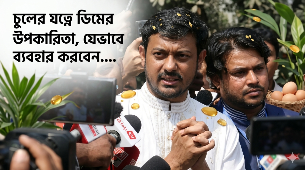 চুলের যত্নে ডিমের উপকারিতা, যেভাবে ব্যবহার করবেন