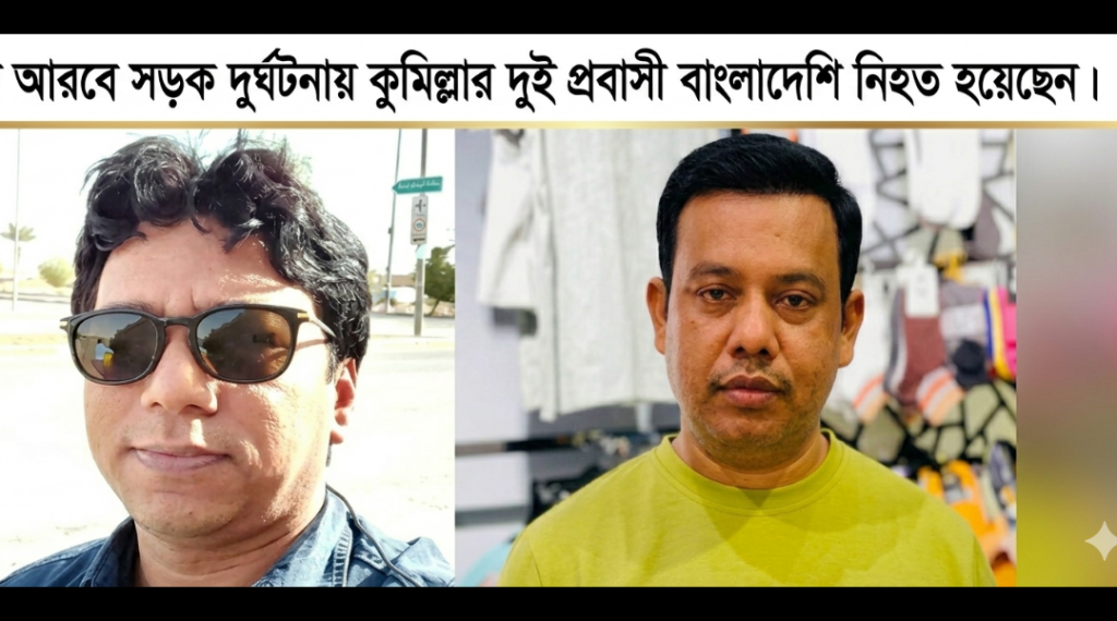 সৌদি আরবে সড়ক দুর্ঘটনায় কুমিল্লার দুই প্রবাসী নিহত