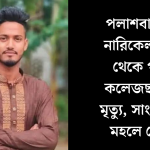 পলাশবাড়ীতে কলেজছাত্রের মৃত্যু