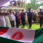 দেবীদ্বারে রাষ্ট্রীয় মর্যাদায় গাজী বিন আব্দুস সালাম নান্নুর গার্ড অব অনার প্রদান।