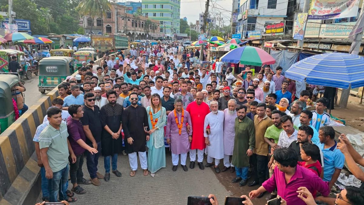 নতুন কমিটিকে ঘিরে শক্তির মহড়া, দেবীদ্বারে বিএনপির আনন্দ মিছিল