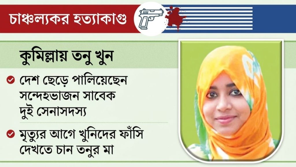ডিএনএ বিশ্লেষণে মিলেছে পাঁচজনের শুক্রাণু, কুমিল্লার তনু হত্যা মামলায় তদন্তে নতুন গতি 1 ডিএনএ বিশ্লেষণে মিলেছে পাঁচজনের শুক্রাণু, কুমিল্লার তনু হত্যা মামলায় তদন্তে নতুন গতি