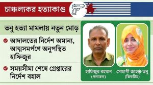 তনু হত্যা মামলা: ২৪ ঘণ্টার সময়সীমা পেরোলেও আদালতে আত্মসমর্পণ করেননি সাবেক সেনাসদস্য হাফিজুর