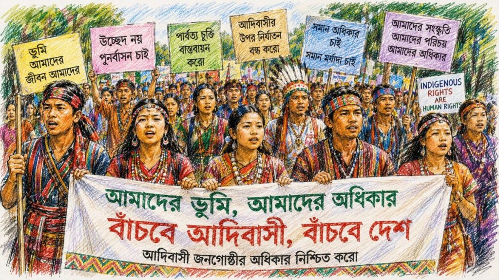 আন্তর্জাতিক আদিবাসী দিবস ২০২৬: ন্যায়বিচার, সমঅধিকার ও জাতিসত্তার স্বীকৃতি জরুরি