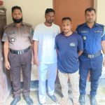দেবীদ্বারে ফার্মেসি মালিকের কাছে ৪ লাখ টাকা চাঁদা দাবির অভিযোগে গ্রেপ্তার মো. শরীফ ও রেজাউল করিম সুমনের সংগৃহীত ছবি।