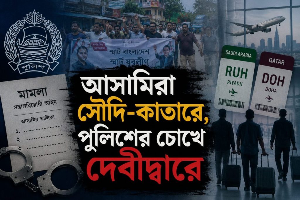 আসামিরা সৌদি-কাতারে, পুলিশের চোখে মিছিল করেছে দেবীদ্বারে 1 আসামিরা সৌদি-কাতারে, পুলিশের চোখে মিছিল করেছে দেবীদ্বারে