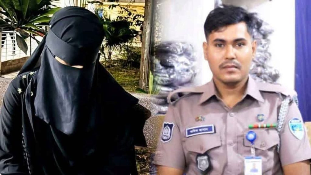 নদীতে ঝাঁপ দেওয়া নারীকে বাঁচাতে মুহূর্তেই পানিতে পুলিশ কনস্টেবল