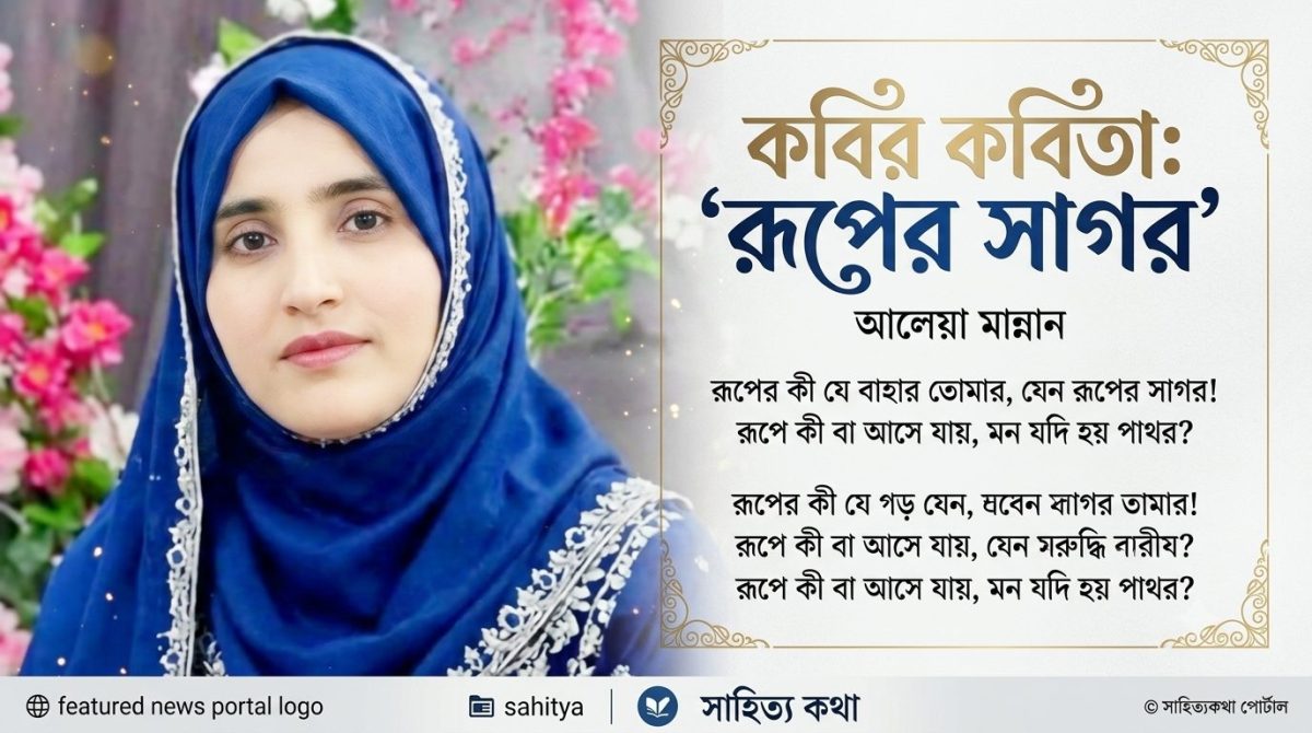 “রূপের সাগর: সৌন্দর্যের অহংকারে হারিয়ে যাওয়া মানুষকে কবির সতর্কবার্তা”