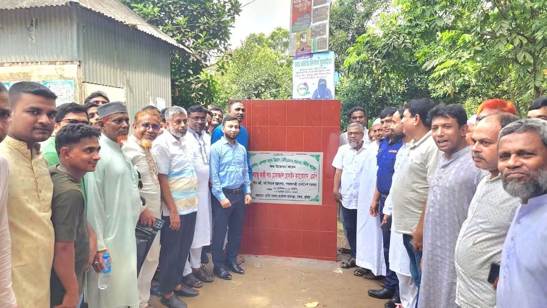 ধর্মমন্ত্রী কায়কোবাদ ভার্চুয়ালি, সাকিব হাসানের উপস্থিতিতে বাঙ্গরার নৈরপাড়-এলখাল সড়কের সংস্কার