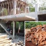 দারোরায় ভূমি অফিস ভবন নির্মাণে নিম্নমানের ইট, সরানোর নির্দেশ