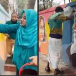 শিল্পকলার সামনে রবীন্দ্রনাথের গ্রাফিতিতে কালি লেপনের চেষ্টা, নারীসহ আটক ৪; ধুয়ে দিলেন সাধারণ মানুষ 4 কবিগুরুর গ্রাফিতি বিকৃতির চেষ্টা, কালি ধুয়ে দিলেন সাধারণ মানুষ