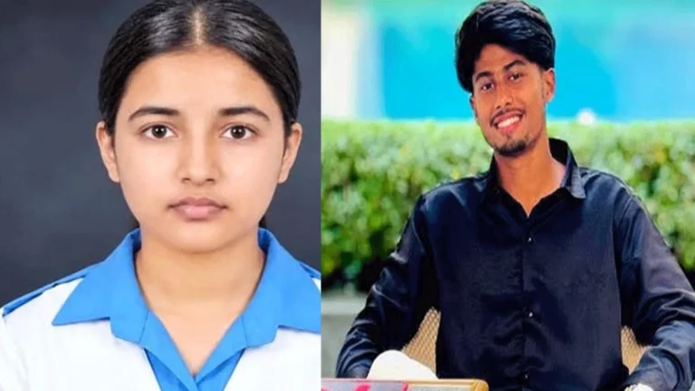 হত্যার শিকার স্কুলছাত্রী জান্নাতুল তাজমিন ও তাঁর সঙ্গে পরিচিত যুবক রাজু চৌধুরী।
